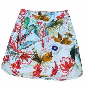 Anthropologie Weston Floral Mini Skirt